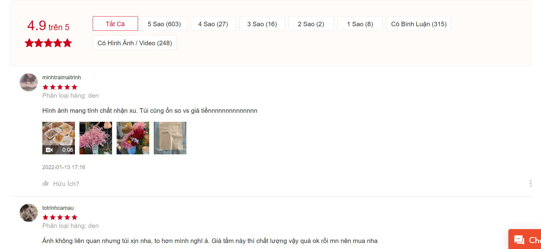 tang-danh-gia-tren-shopee Đánh giá trên Shopee