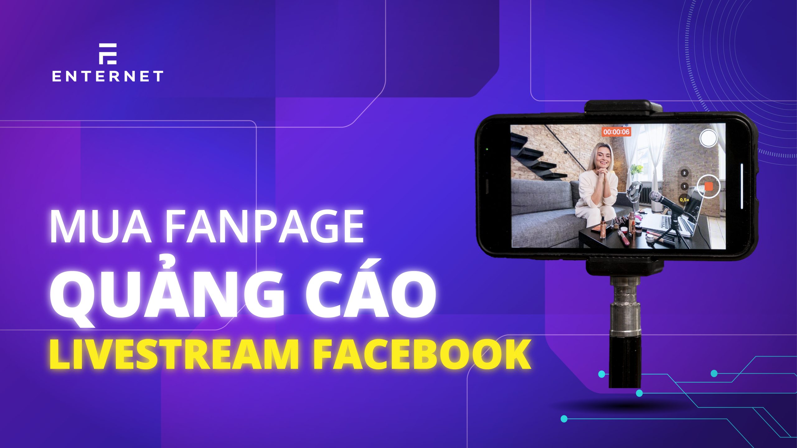 Mua Fanpage quảng cáo livestream