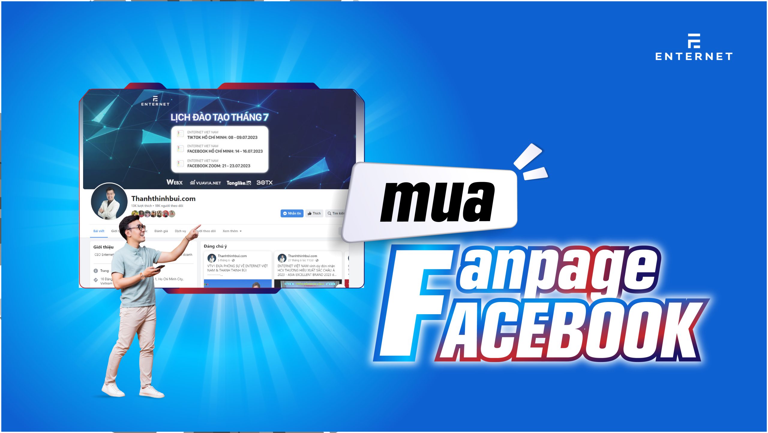 Mua fanpage facebook tại Vuavia.vn